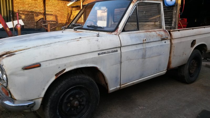 1969 Datsun 1300 521 Pickup Pick Up Truck Project. Rh Drive Jdm Oz 